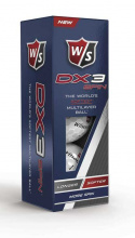 Wilson Staff Golfbollar Dx 3 Spin Vit (1st 3-pack)