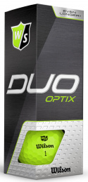Wilson Staff Golfbollar Duo Optix Grön (1st 3-pack)