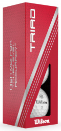 Wilson Staff Golfbollar Triad Vit (1st 3-pack)