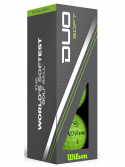 Wilson Staff Golfbollar Duo Soft Grön (1st 3-pack)