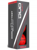 Wilson Staff Golfbollar Duo Soft Röd (1st 3-pack)