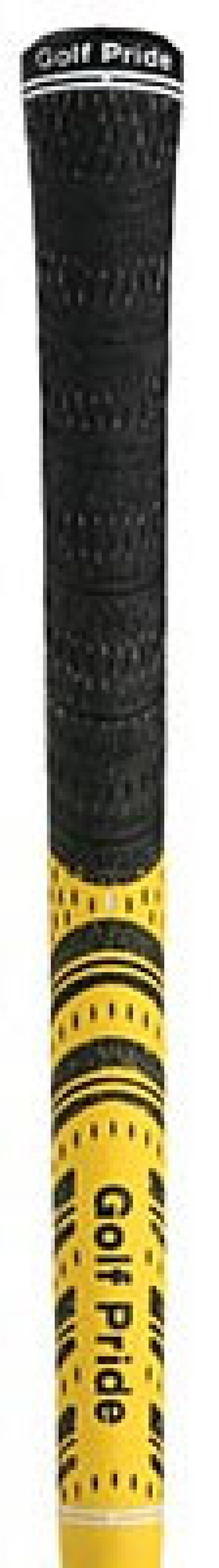 Golf Pride Golfgrepp Herr ND Multi Compound Runt Svart/Gul Standardstorlek i gruppen Tillbehör / Grepp / Golfgrepp hos Dimbo Golf AB (349296)