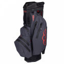 Sun Mountain Vagnbag H2NO Lite Svart/Stål/Röd