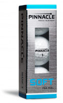 Pinnacle Golfboll Soft Vit (1st 3-pack)