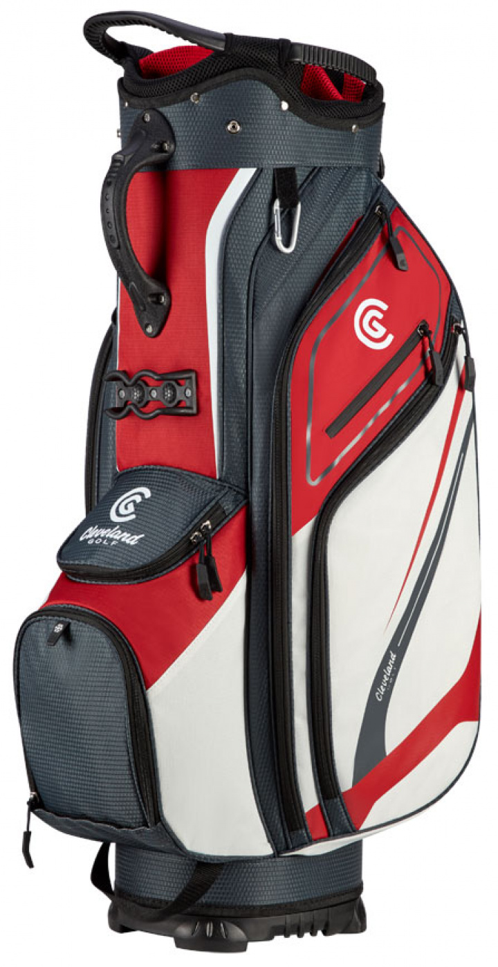 Cleveland Vagnbag Friday Röd/Vit/Grafit i gruppen Rea / Rea Golfbagar hos Dimbo Golf AB (3712022-122253)