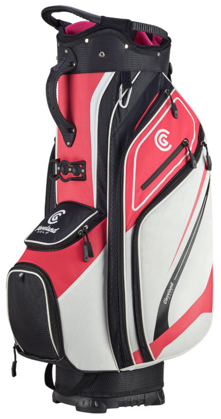 Cleveland Vagnbag Friday Rosa/Vit/Svart i gruppen Rea / Rea Golfbagar hos Dimbo Golf AB (3712022-122277)
