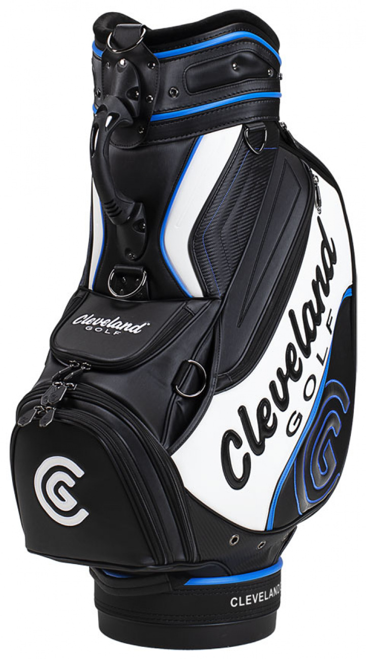 Cleveland Staffbag Svart/Blå/Vit i gruppen Bagar / Vagnbagar hos Dimbo Golf AB (3714009-120785)