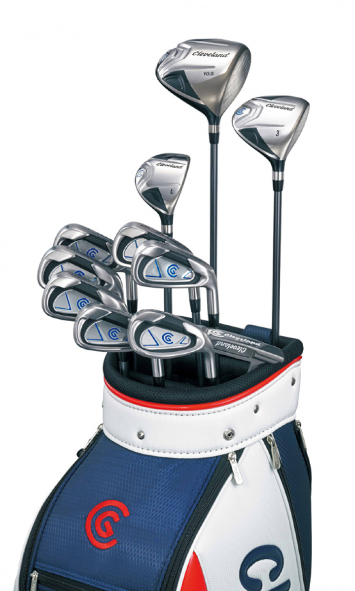 Cleveland Startpaket Herr Höger Grafit/Grafit Blå/Vit/Röd i gruppen Golfklubbor / Nybörjarset Golf hos Dimbo Golf AB (3780002-1150)