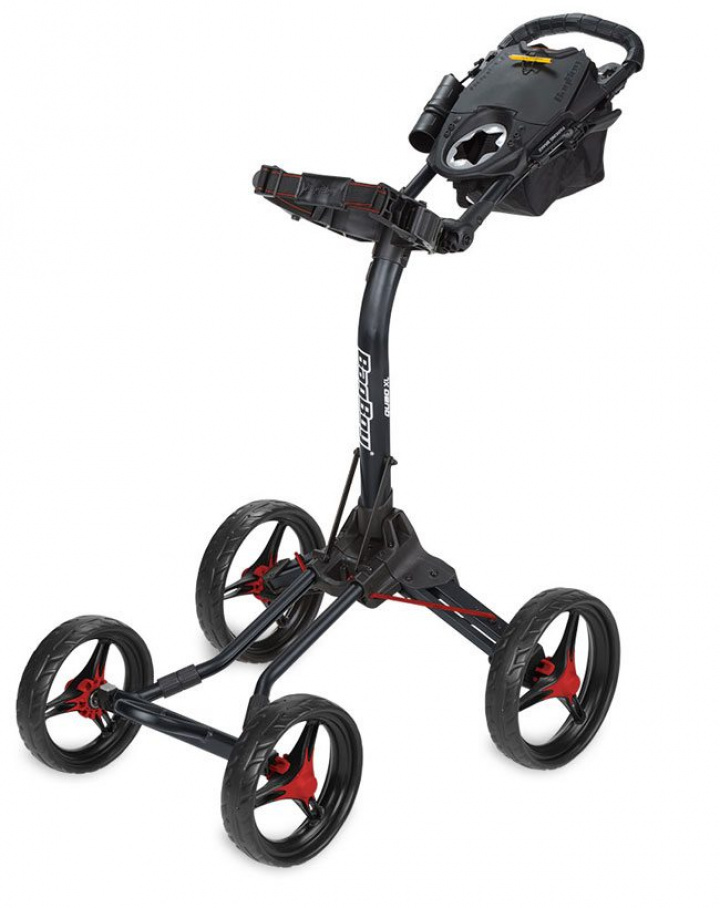 BagBoy Golfvagn Compact 3 Matt Svart/Röd i gruppen Vagnar / Alla Golfvagnar / Bagboy Golfvagn hos Dimbo Golf AB (3883006-71836)