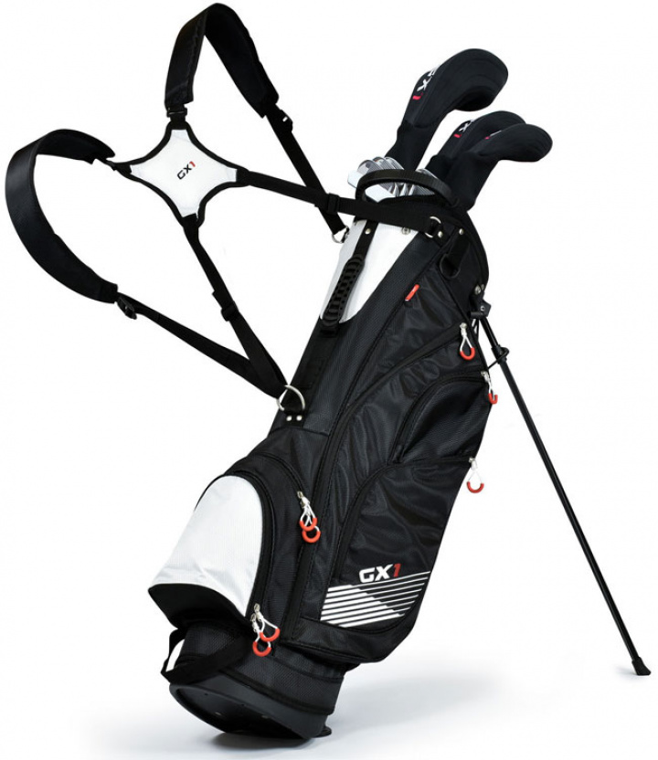 Masters Startpaket GX1 Herr Vänster Grafit/Grafit med Bärbag Svart/Vit i gruppen Golfklubbor / Nybörjarset Golf hos Dimbo Golf AB (4080004-0152)