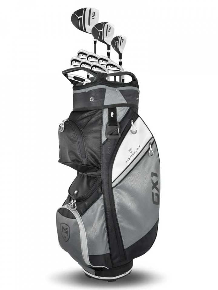 Masters Startpaket GX1 Dam Höger (Vanligast) Grafit med Vagnbag Grå/Vit i gruppen Golfklubbor / Nybörjarset Golf hos Dimbo Golf AB (4080004-0159)
