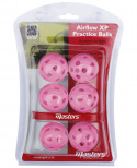 Golfboll Övningsbollar 6-pack Rosa