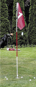 Backyard Golf flagga med hålkopp