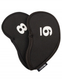 Masters Headcovers Järnklubbor Neopren Svarta 4-SW