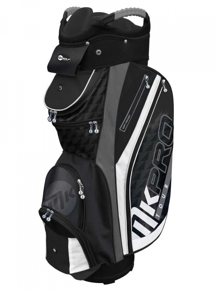 Mkids Golf Vagnbag Junior Pro Svart/Grå/Vit i gruppen Bagar / Golfbag Junior hos Dimbo Golf AB (4085009-2T01)