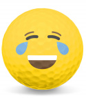 Golfboll Smiley Skrattande Smiley med glädjetårar