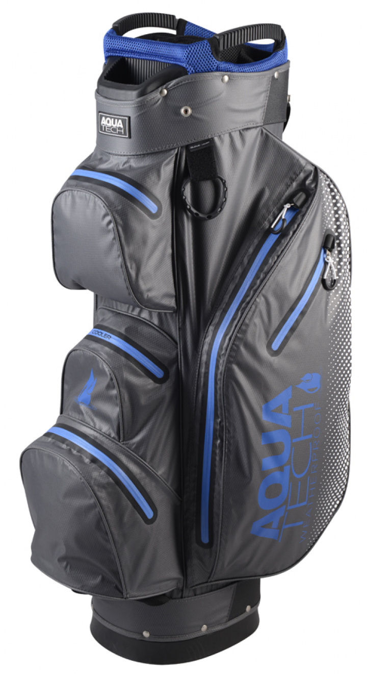 AquaTech 9 Vagnbag Grafit/Blå i gruppen Bagar / Vagnbagar Vattentäta hos Dimbo Golf AB (4112003-9880)