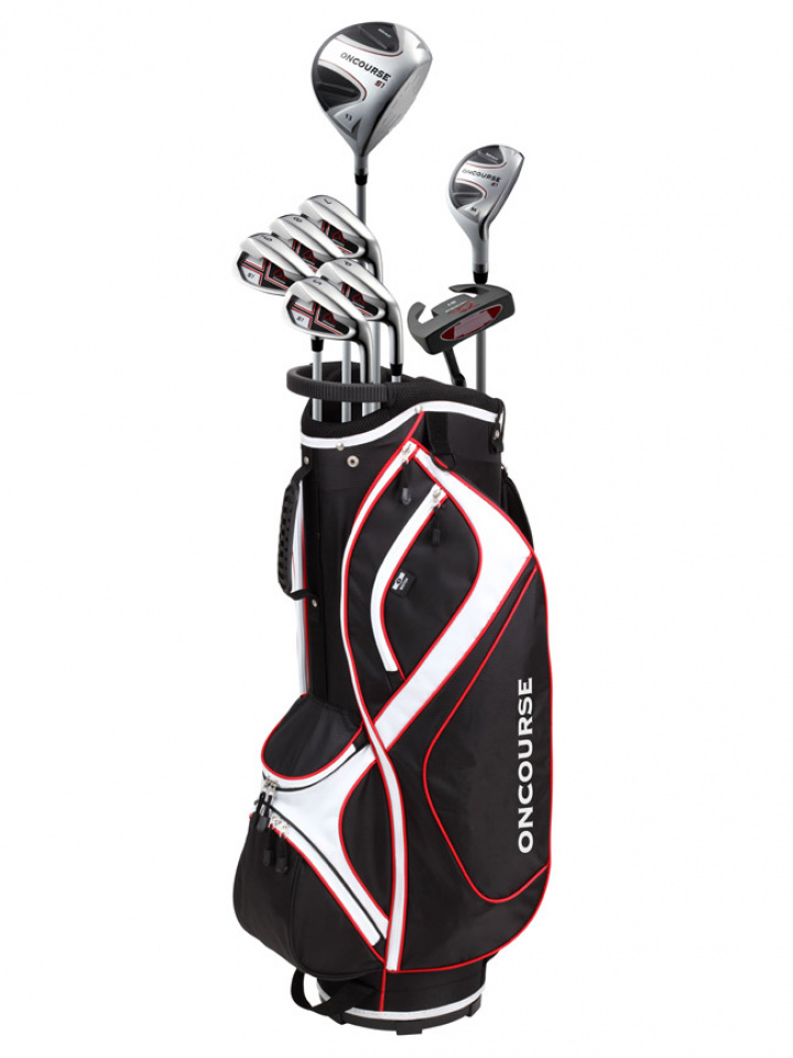 OnCourse Startpaket Dam Höger (Vanligast) Grafit med Vagnbag i gruppen Golfklubbor / Nybörjarset Golf hos Dimbo Golf AB (4180003-21300)
