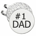Golfgear Markör med clip Emalj #1 Dad
