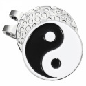 Golfgear Markör med clip Emalj Yin & Yang