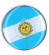 Golfgear Markr med clip Argentina Flagga