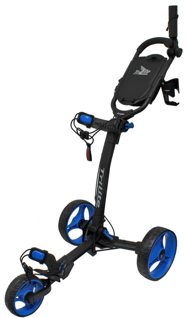 Axglo Golfvagn Trehjuling TriLite Svart/Blå i gruppen Vagnar / Alla Golfvagnar / Axglo Golfvagn hos Dimbo Golf AB (4183010-9980)