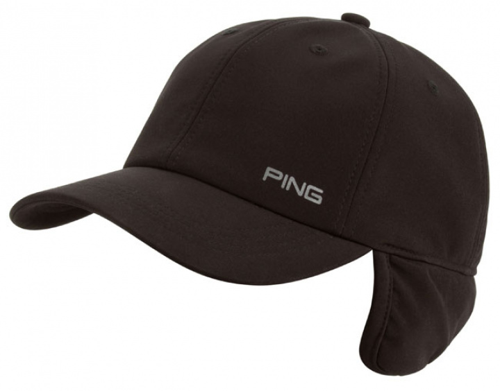 Ping Keps Vattentät med öronlappar Svart i gruppen Kläder / Accessoarer / REGNHATTAR hos Dimbo Golf AB (4502028-99)