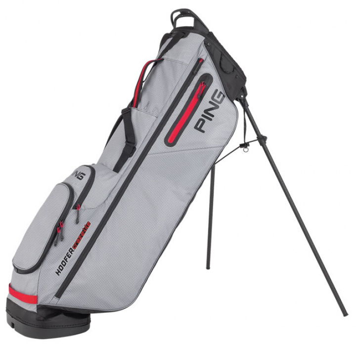 Ping Bärbag Hoofer Craz-E-Lite Grå/Svart/Scarlet i gruppen Bagar / Bärbagar hos Dimbo Golf AB (4511035-939959)