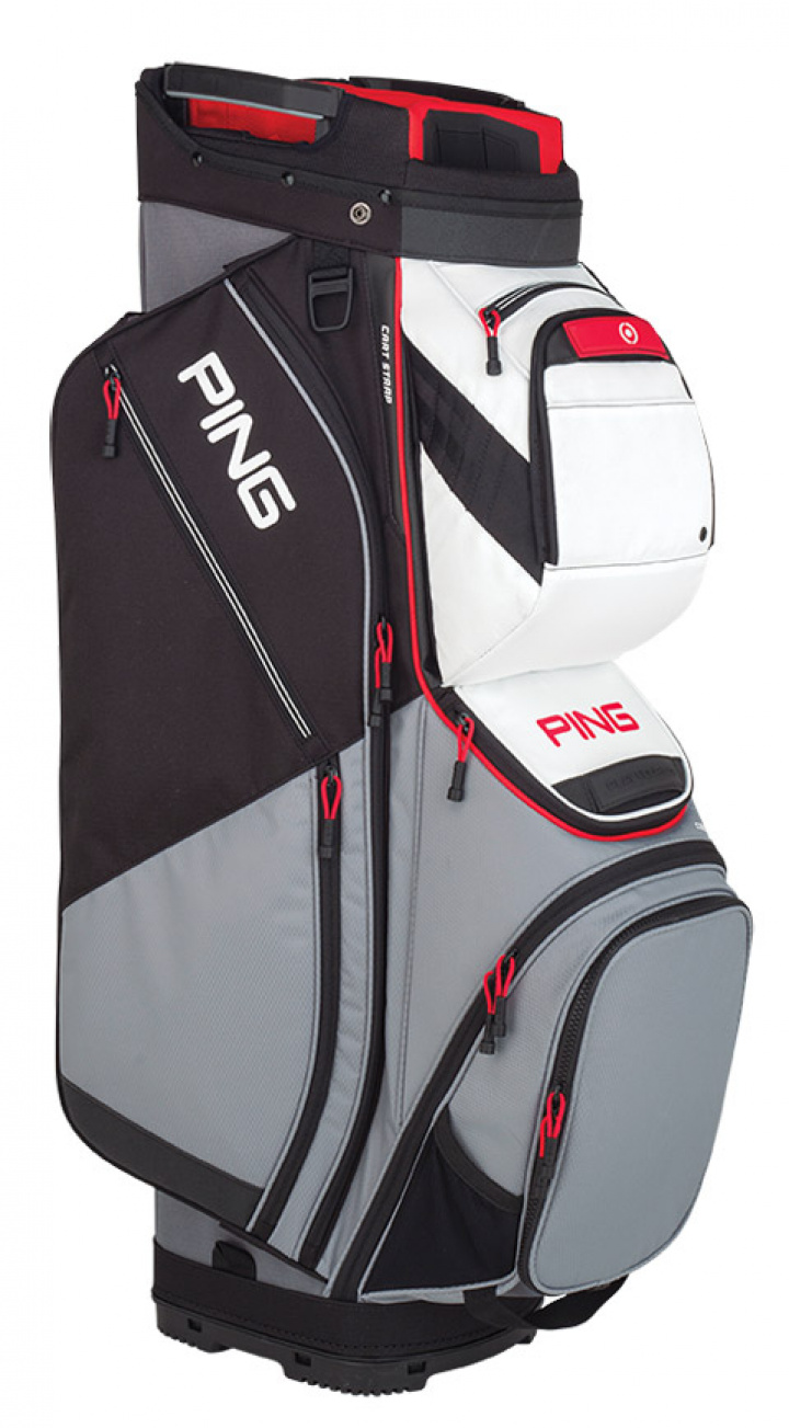 Ping Vagnbag Pioneer Silver/Vit i gruppen Bagar / Vagnbagar hos Dimbo Golf AB (4512025-02)