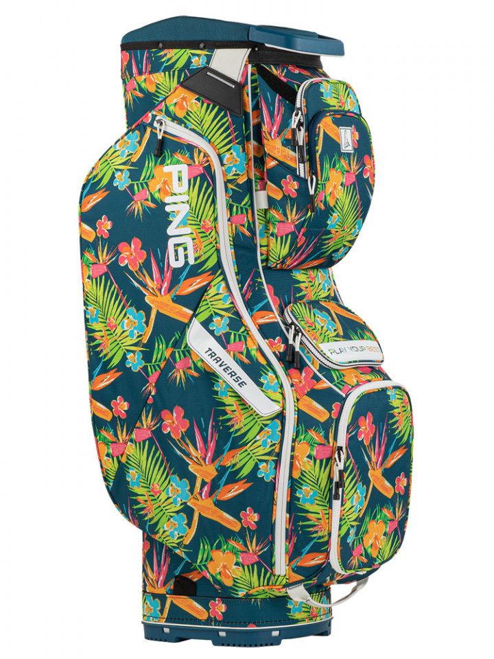 Ping Vagnbag Traverse Clubs of Paradise Limited Edition med Tillbehörspaket i gruppen Bagar / Vagnbagar hos Dimbo Golf AB (4512031-pkt)