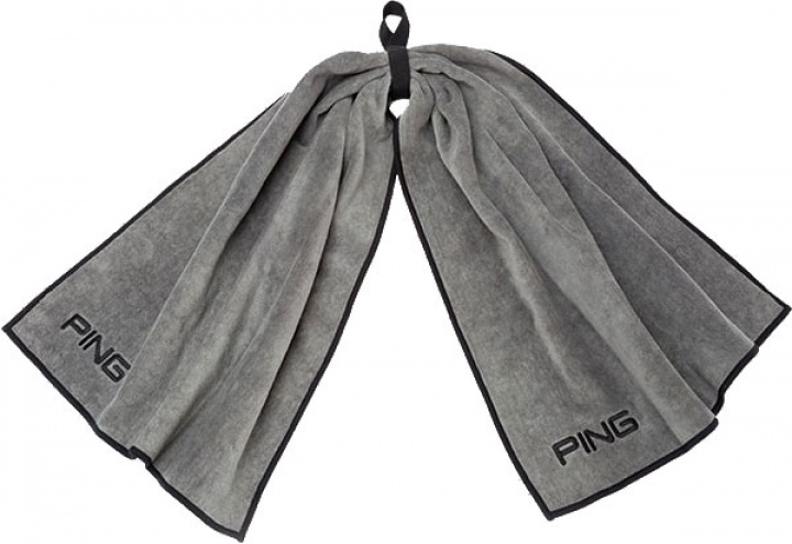 Ping Handduk BowTie Grå i gruppen Tillbehör / Golftillbehör / Golfhanddukar hos Dimbo Golf AB (4543026-3441002)