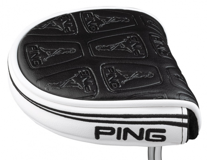 Ping Headcover Core 214 Putter Mallet Vit/Svart i gruppen Tillbehör / Golftillbehör / Headcover Putter hos Dimbo Golf AB (4581027-7219910)