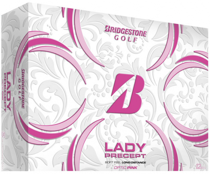 Bridgestone Golfboll Dam Precept (1st duss) Rosa i gruppen Golfbollar / Dussin hos Dimbo Golf AB (4915020-51)