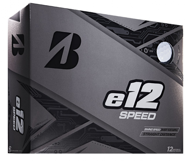 Bridgestone Golfboll E12 Speed Vit (1st duss) i gruppen Golfbollar / Dussin hos Dimbo Golf AB (4916018-10)
