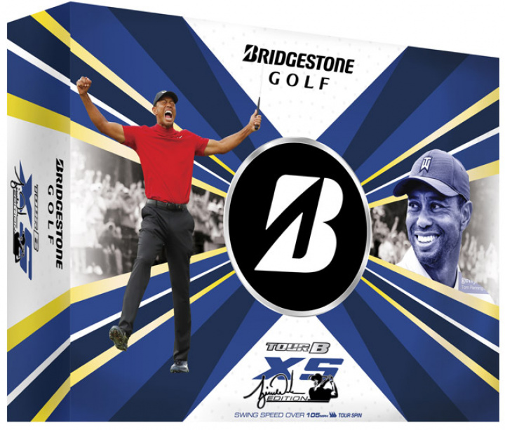 Bridgestone Golfboll 2022 Tour B XS (1st duss) Tiger Edition i gruppen Golfbollar / Dussin hos Dimbo Golf AB (4916024-2212XST)