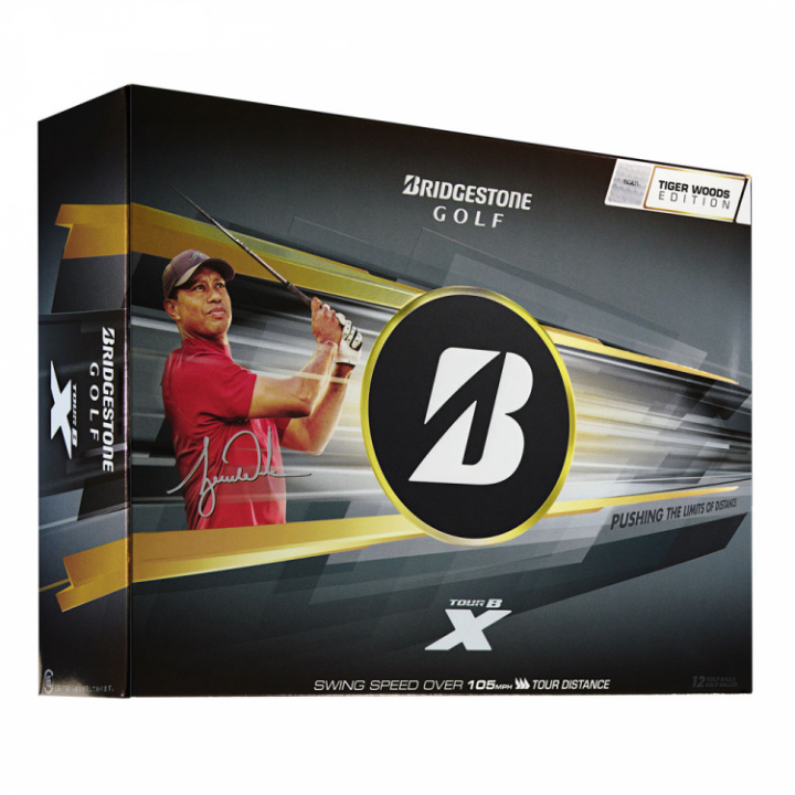Bridgestone Golfboll 2026 Tour B X (1st duss) Tiger Edition i gruppen Golfbollar / Bridgestone Golfbollar hos Dimbo Golf AB (4916028-2612XT)