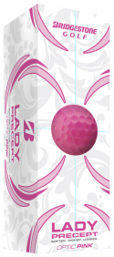 Bridgestone Golfboll Lady Precept 2022 rosa (1st 3-pack)