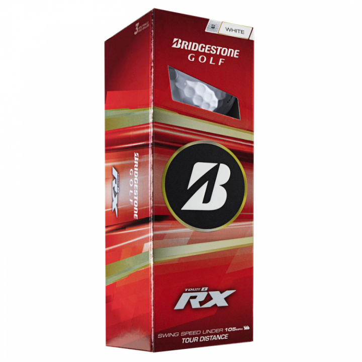 Bridgestone Golfboll 2026 Tour B RX Vit (1st 3-pack) i gruppen Golfbollar / Bridgestone Golfbollar hos Dimbo Golf AB (4918034-26BRX)