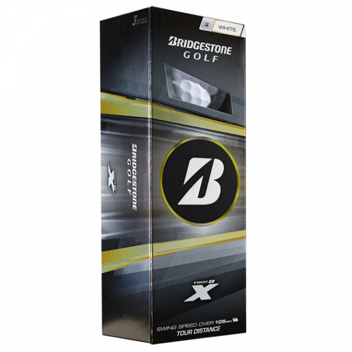 Bridgestone Golfboll 2026 Tour B X Vit (1st 3-pack) i gruppen Golfbollar / Bridgestone Golfbollar hos Dimbo Golf AB (4918034-26BX)