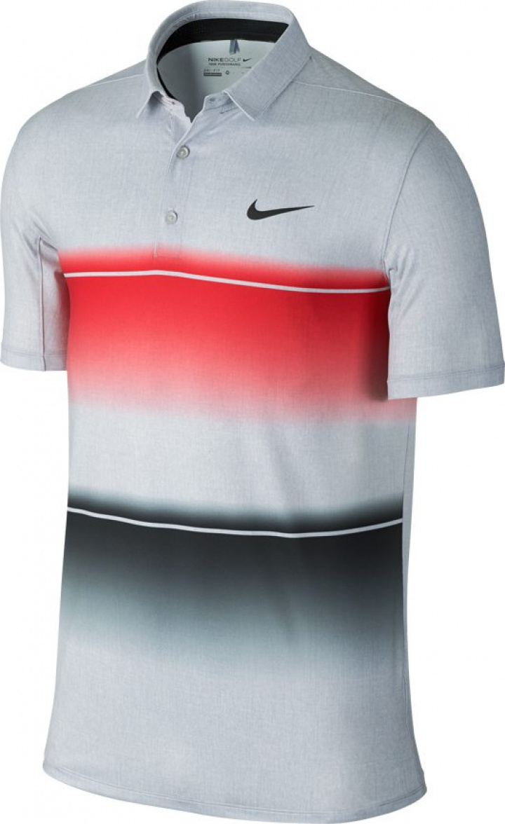 Nike Piké Herr 725537 Röd/Grå i gruppen Rea / Rea Kläder / Herr hos Dimbo Golf AB (5050068-6575r)