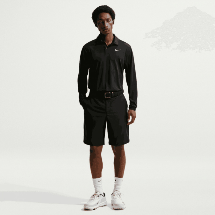 Nike Långärmad Golftröja Velocity Dri-Fit Svart i gruppen Golfkläder / Herrkläder / Golftröjor hos Dimbo Golf AB (5054001-0104r)