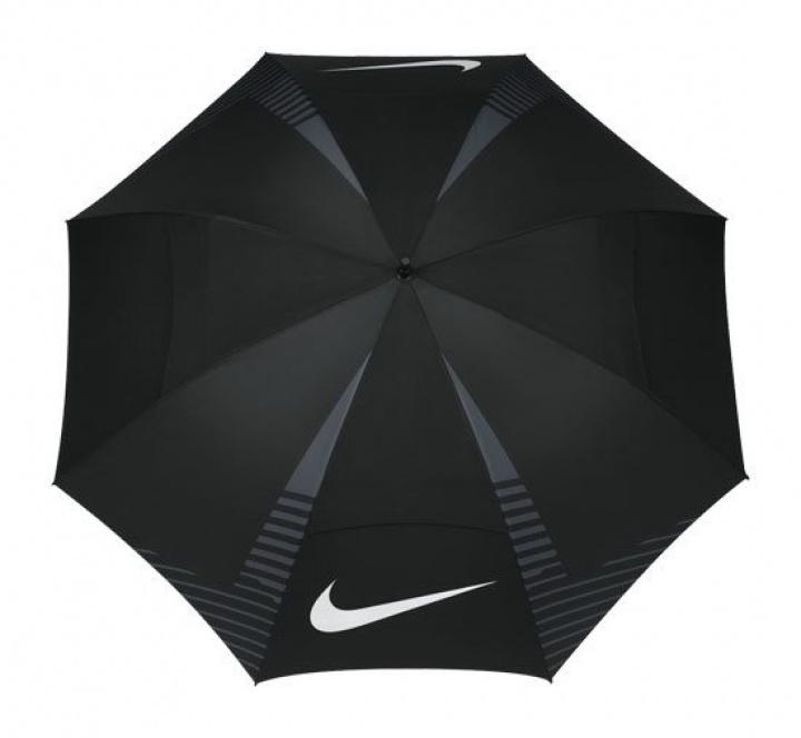 Nike Paraply 62 DC Windsheer Lite svart/vit/grå i gruppen Tillbehör / Golftillbehör / Golfparaplyer hos Dimbo Golf AB (5075015-001)