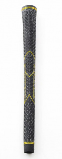 Golf Pride Golfgrepp Herr V55 Cord Rygg Svart/Gul Standardstorlek
