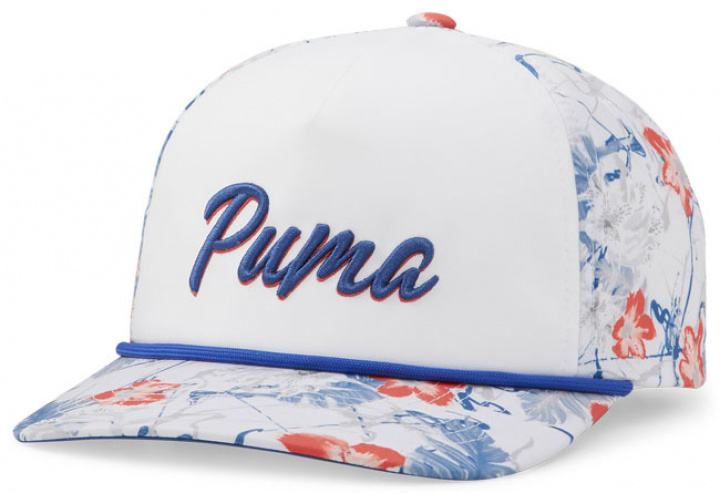 Puma Keps Herr Nassau Rope Snapback Bright Vit/Bright Cobalt/Het Coral i gruppen Kläder / Accessoarer / KEPSAR / Puma Keps hos Dimbo Golf AB (5502044-01)