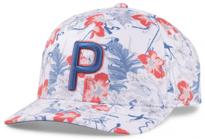 Puma Keps Herr Nassau P Snapback Bright Vit/Bright Cobalt/Het Coral i gruppen Kläder / Accessoarer / KEPSAR / Puma Keps hos Dimbo Golf AB (5502045-01)