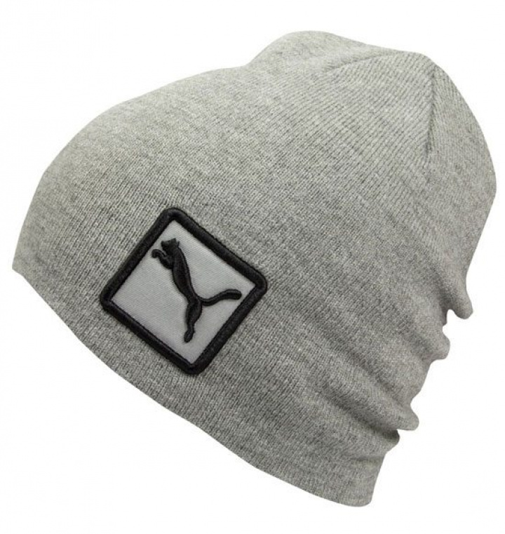 Puma Mössa 908164 Cat Patch Beanie Grå i gruppen Kläder / Accessoarer / MÖSSOR hos Dimbo Golf AB (5504004-05)