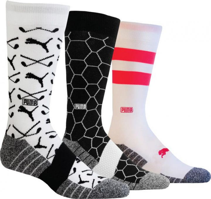 Puma Strumpor Pattern Crew 3-Pack 42-46 Multi i gruppen Kläder / Accessoarer / STRUMPOR / Puma Strumpor hos Dimbo Golf AB (5508006-014246)