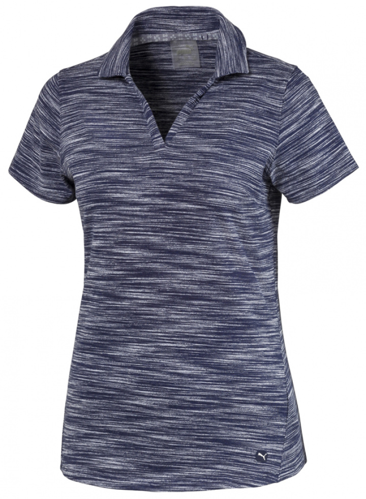Puma Piké Dam Heather Slub Peacoat i gruppen Kläder / Damkläder / KORTÄRM / Puma Pike Dam hos Dimbo Golf AB (5524027-0204r)