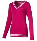 Puma Långärm Dam 568355 V Neck Hallon