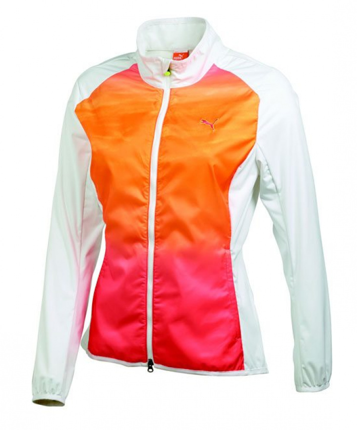 Puma Vind Dam Golf Jacka 565805 Stretch Sprint Vit i gruppen Golfkläder / Damkläder / Golfjackor dam hos Dimbo Golf AB (5538003-0104r)